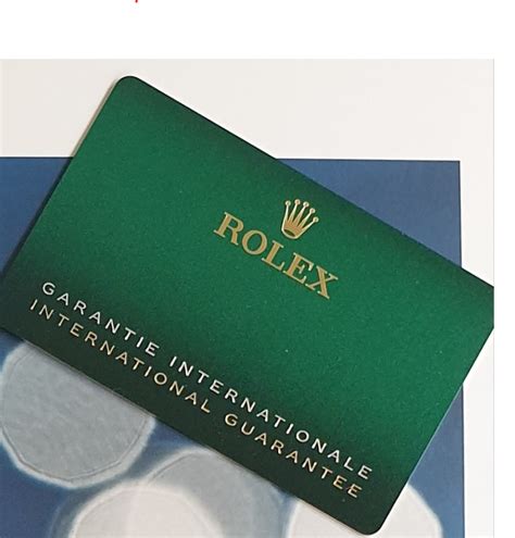 garantie internationale rolex|rolex service card.